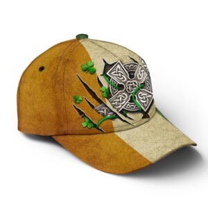 St Patricks Day Baseball Cap Celtic Cross Scratch Shamrock Irish Baseball Cap Sports Adjustable Hat St. Patrick s Day Gift 3 exaeux.jpg