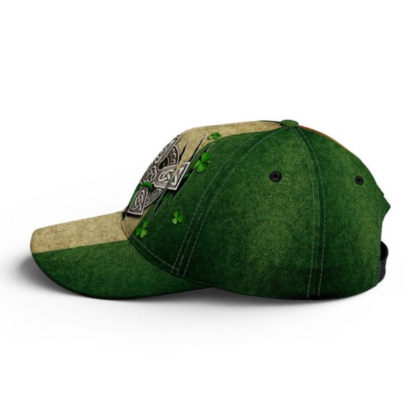 St Patricks Day Baseball Cap, Celtic Cross Scratch Shamrock Irish Baseball Cap Sports Adjustable Hat St. Patrick’s Day Gift