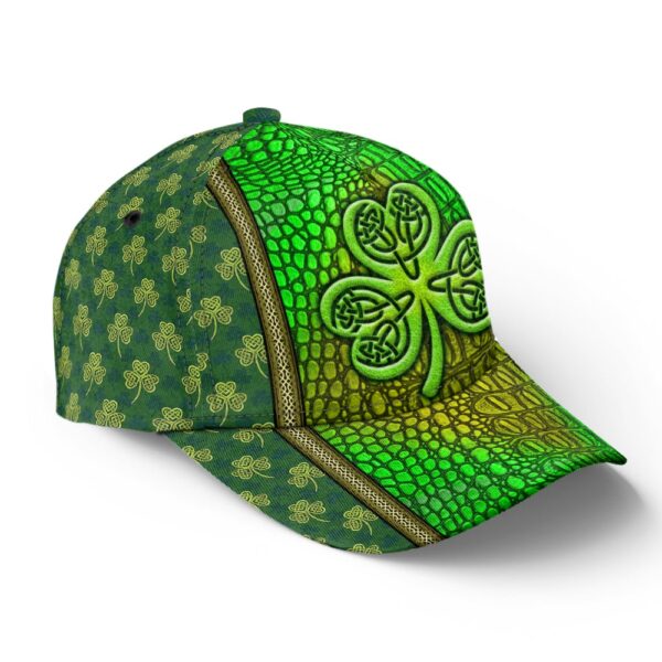 St Patricks Day Baseball Cap, Celtic Shamrock Drak Pattern Irish Baseball Cap Sports Adjustable Hat St. Patrick’s Day Gift