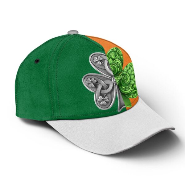 St Patricks Day Baseball Cap, Celtic Shamrock Ireland Flag Irish Baseball Cap Orange Green Sports Adjustable Hat St. Patrick’s Day Gift