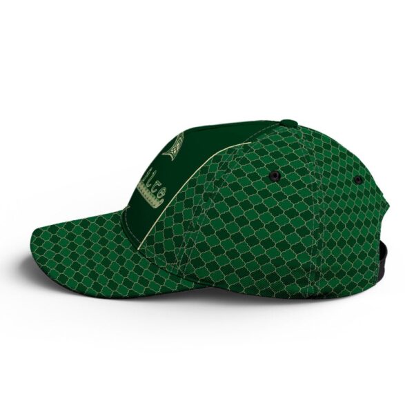 St Patricks Day Baseball Cap, Failte Seamless Pattern Green Irish Baseball Cap Sports Adjustable Hat St. Patrick’s Day Gift