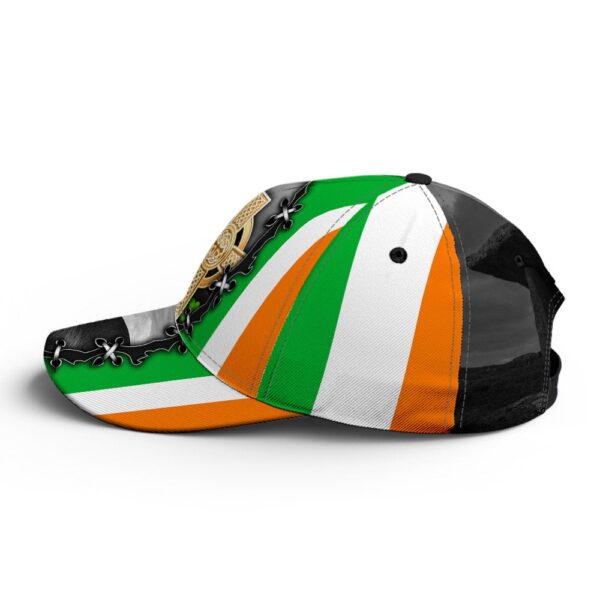 St Patricks Day Baseball Cap, Ireland Flag Celtic Cross Shamrock Baseball Cap Classic Hat, Unisex Sports Adjustable Cap, Irish Gift For St. Patrick’s Day