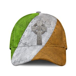St Patricks Day Baseball Cap Ireland Flag Metal Celtic Cross Irish Baseball Cap Sports Adjustable Hat St. Patrick s Day Gift 1 hiygcv.jpg