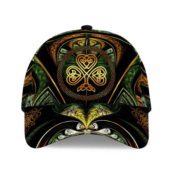 St Patricks Day Baseball Cap, Irish Art Colorful Background Baseball Cap Sports Adjustable Hat St. Patrick’s Day Gift