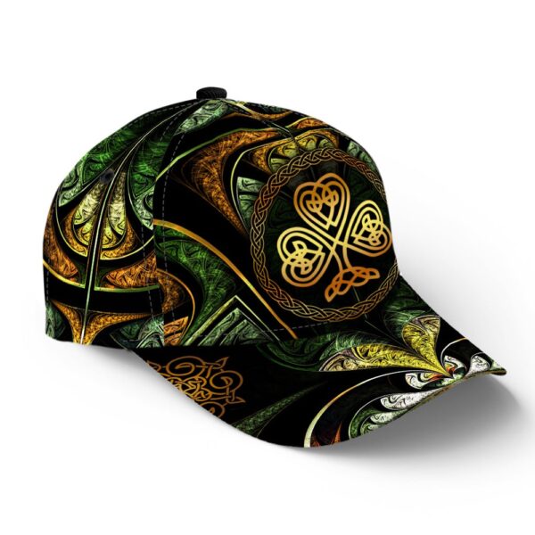 St Patricks Day Baseball Cap, Irish Art Colorful Background Baseball Cap Sports Adjustable Hat St. Patrick’s Day Gift