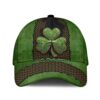 St Patricks Day Baseball Cap, Irish Shamrock Crack Metal Irish Baseball Cap Sports Adjustable Hat St. Patrick’s Day Gift