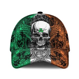 St Patricks Day Baseball Cap Irish Skull Ireland Flag Celtic Pattern Irish Baseball Cap Sports Adjustable Hat St. Patrick s Day Gift 1 xl8kgj.jpg