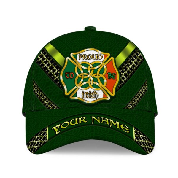 St Patricks Day Baseball Cap, Proud To Be Irish Baseball Cap Personalized Custom Sports Adjustable Hat St. Patrick’s Day Gift