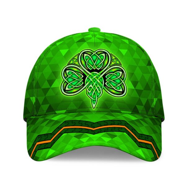 St Patricks Day Baseball Cap, Shamrock Geometric Green Irish Baseball Cap Sports Adjustable Hat St. Patrick’s Day Gift
