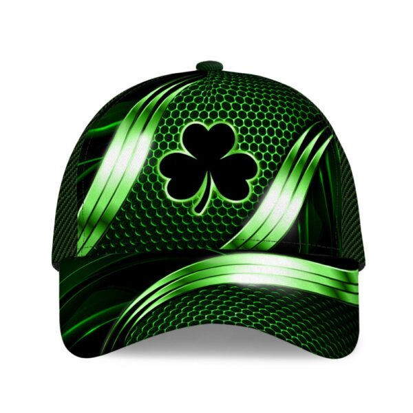 St Patricks Day Baseball Cap, Shamrock With Shiny Metallic Irish Baseball Cap Sports Adjustable Hat St. Patrick’s Day Gift