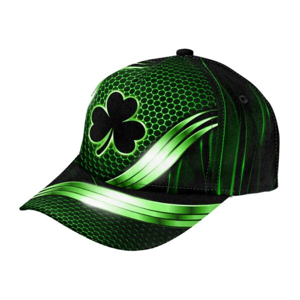 St Patricks Day Baseball Cap, Shamrock With Shiny Metallic Irish Baseball Cap Sports Adjustable Hat St. Patrick’s Day Gift