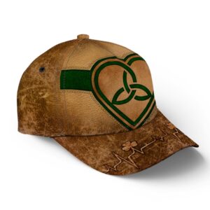 St Patricks Day Baseball Cap Triquetra Heart Leather Classic Irish Baseball Cap Sports Adjustable Hat St. Patrick s Day Gift 2 zvaa0u.jpg