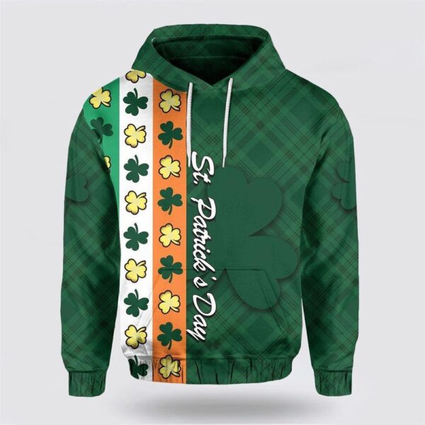 St Patricks Day Day Ireland Flag Hoodie Shamrock, St Patricks Day Shirts