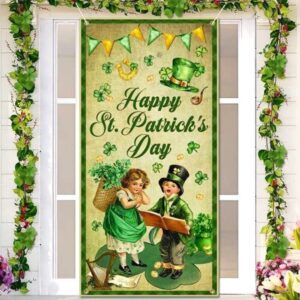 St Patricks Day Door Cover, Happy…