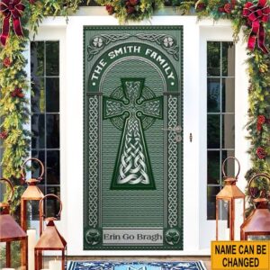 St Patricks Day Door Cover, Personalized…
