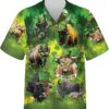 St Patricks Day Hawaiian Shirt, Funny Cow Happy St. Patrick’s Day Hawaiian Shirt For Men Women