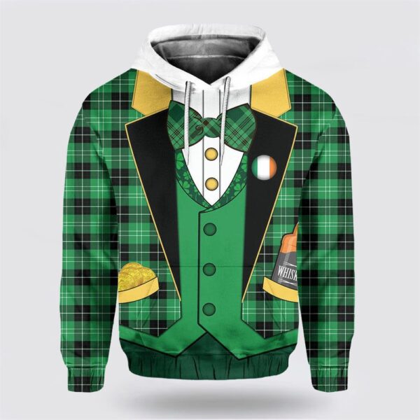 St Patricks Day Hoodie Irish Suit Style, St Patricks Day Shirts