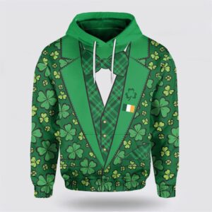 St Patricks Day Hoodie Suit Four…
