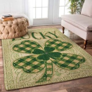 St Patricks Day Rug Lucky Floor Mat Clover Draw Rug Vintage Pattern Carpet St Patrick s Day Rug Decoration For Home 1 zjvwj9.jpg