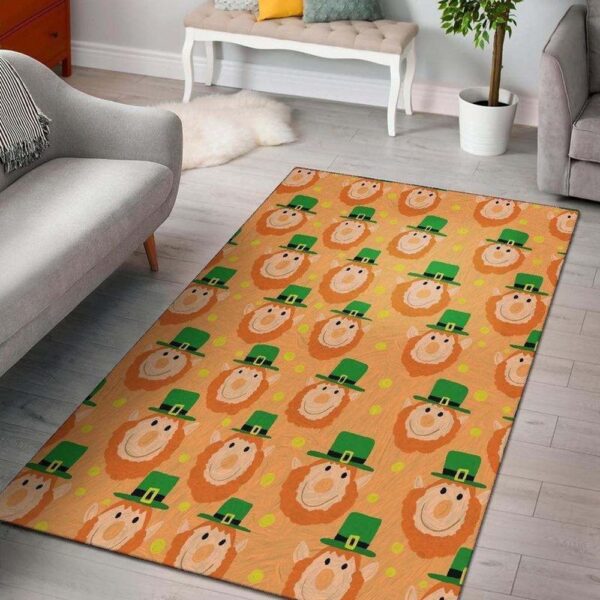 St Patricks Day Rug, St Patrick’s Day Carpet Watercolor St Patrick Floor Mat Home Decoration For Happy St Patrick’s Day