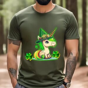 St Patricks Day T Shirt Cute And Funny St Patrick s Day Unicorn Design Lepricorn T shirt Funny St Patricks Day Shirts 3 uzzllc.jpg