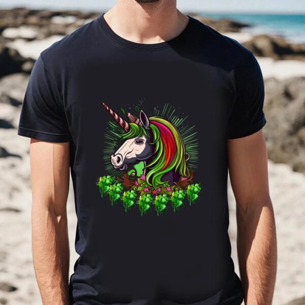 St Patricks Day T Shirt, Cute And Funny St Patricks Day Unicorn Design T-shirt, Funny St Patricks Day Shirts