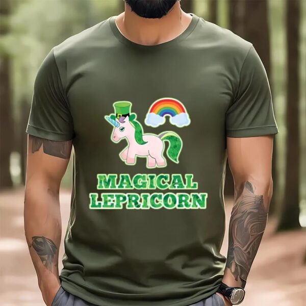 St Patricks Day T Shirt, Cute Magical Lepricorn For St Patrick’s Day T-shirt, Funny St Patricks Day Shirts