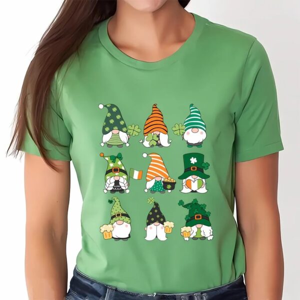 St Patricks Day T Shirt, Happy Patricks Day Ireland gnomes T-Shirt, Funny St Patricks Day Shirts