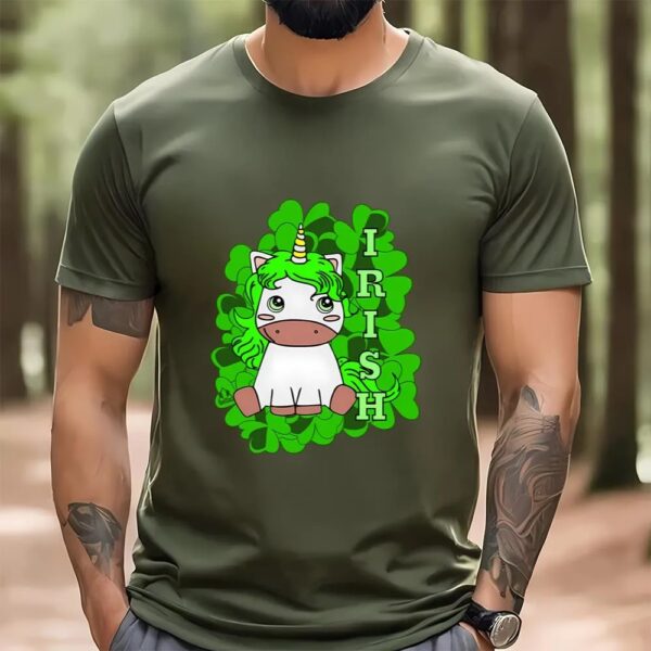 St Patricks Day T Shirt, Irish Unicorn St Patrick’s Day Celebration Ireland Design T-shirt, Funny St Patricks Day Shirts