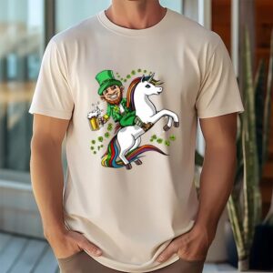 St Patricks Day T Shirt Leprechaun Riding Unicorn St Patricks Day T Shirt Funny St Patricks Day Shirts 3 f0y1vk.jpg