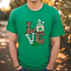 St Patricks Day T Shirt Love St. Patrick s Day Gnome Leopard Print T Shirt Funny St Patricks Day Shirts 1 o61x38.jpg
