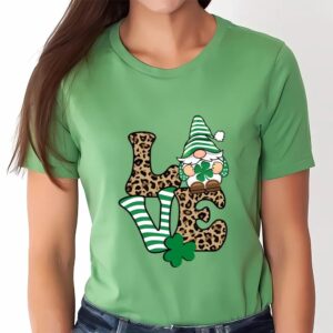 St Patricks Day T Shirt Love St. Patrick s Day Gnome Leopard Print T Shirt Funny St Patricks Day Shirts 4 bihio4.jpg