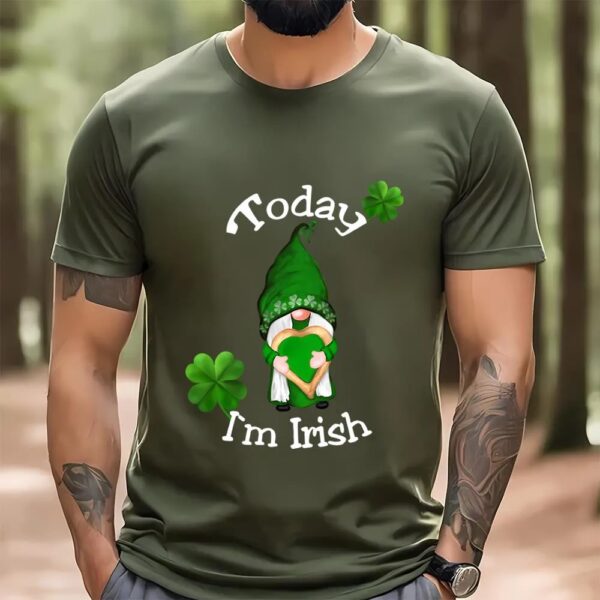 St Patricks Day T Shirt, St. Patrick’s Day Dwarf Today I’m Irish T-Shirt, Funny St Patricks Day Shirts