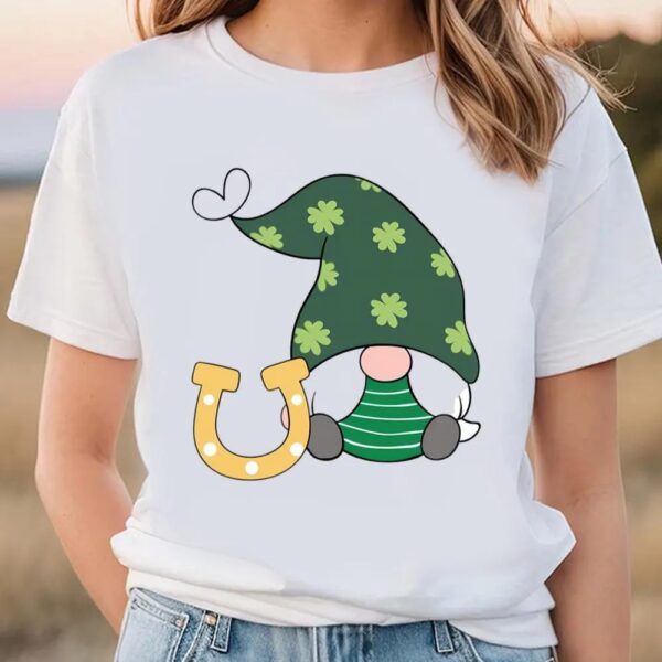 St Patricks Day T Shirt, St Patricks Day Cute Gnomes T-Shirt, Funny St Patricks Day Shirts