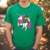 St Patricks Day T Shirt, St Patricks Day Leprechaun Irish Unicorn Gift Shirt, Funny St Patricks Day Shirts