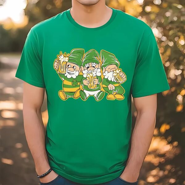 St Patricks Day T Shirt, Three St Patricks gnomes T-Shirt, Funny St Patricks Day Shirts