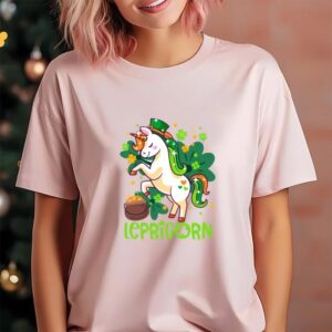 St Patricks Day T Shirt Unicorn Lepricorn St Patricks Day Leprechauns Girls Women T Shirt Funny St Patricks Day Shirts 4 og7lj9.jpg