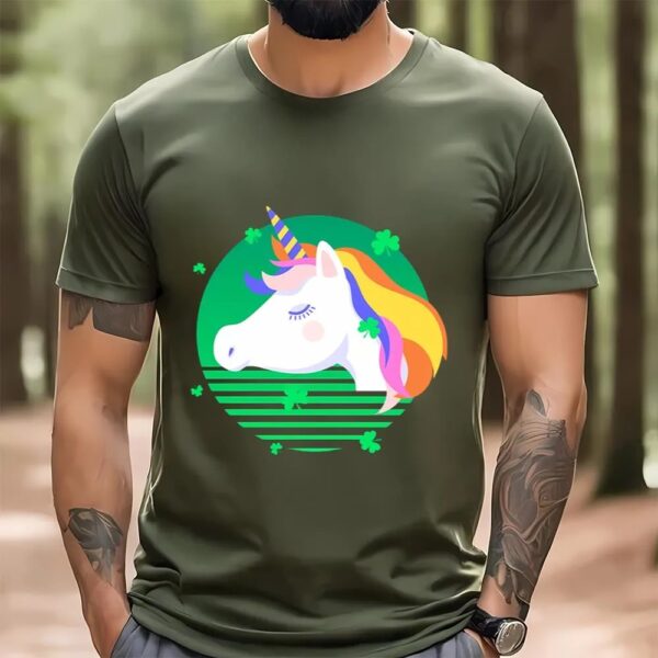 St Patricks Day T Shirt, Unicorn St Patrick’s Day T-Shirt, Funny St Patricks Day Shirts
