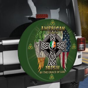 St Patricks Day Tire Cover, American…