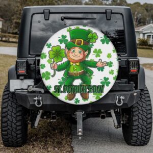 St Patricks Day Tire Cover, Leuprechan…