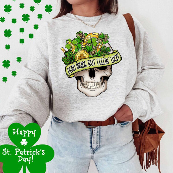 St. Patricks day sweatshirt-Saint Paddy’s day Shirt,Lucky Sweater,Irish Shamrock Crewneck,Shenanigans shirt,Slainte Sweatshirt,Clover Shirt