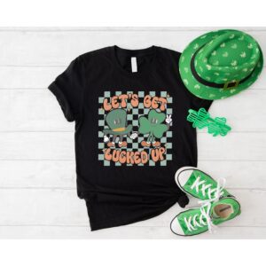 Funny St. Patrick’s Shirt,Lucky Shamrock Tshirt,Retro…