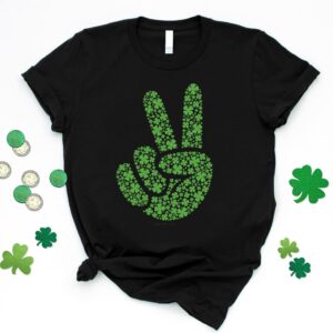 Patrick s Day T Shirt Shamrock Peace Sign Shirt Peace Hand Shirt Irish Shirt St Patrick s Day Shirt Clover Shirt Peace Shirt St Pattys Day Tee 2 q4tw1u.jpg