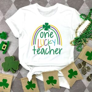 St Patricks Day Teacher Shirt Lucky Teacher Shirt St Paddy s Day Gift For Teacher St Patrick Rainbow Tshirt 3 f7otaz.jpg