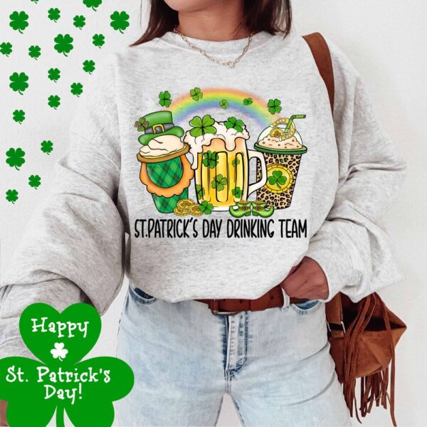 St. Patricks day sweatshirt-Saint Paddy’s day Shirt,Lucky Sweater,Irish Shamrock Crewneck,Shenanigans shirt,Slainte Sweatshirt,Clover Shirt