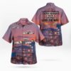 US Navy Airborne Command & Control Squadron 116 (VAW-116) Sun Kings E-2 Hawkeye Hawaiian Shirt