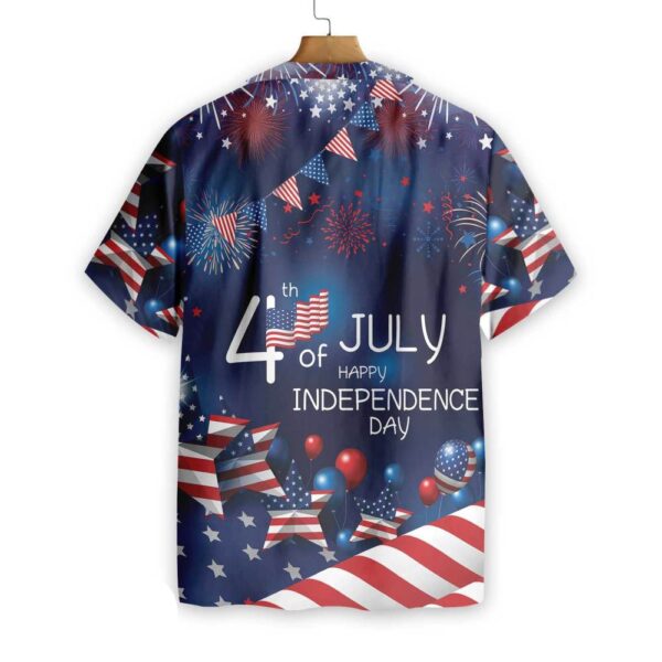 4th Of July Hawaiian Shirt, 4Th July Us Independence Day Flag Hawaiian Shirt, Hawaiian Fourth Of July Shirt