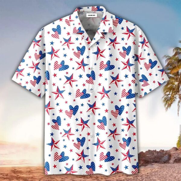 4th Of July Hawaiian Shirt, 4Th Of July Hawaiian Shirt, Independence Day Hawaiian Shirt, Hawaiian Fourth Of July Shirt