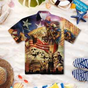 4th Of July Hawaiian Shirt 4Th Of July My Patriotic Heart Beats Independence Day Hawaiian Shirt Hawaiian Fourth Of July Shirt 1 iiywxv.jpg