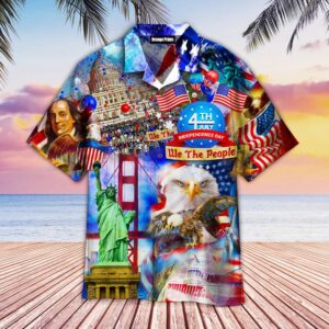 4th Of July Hawaiian Shirt, America…